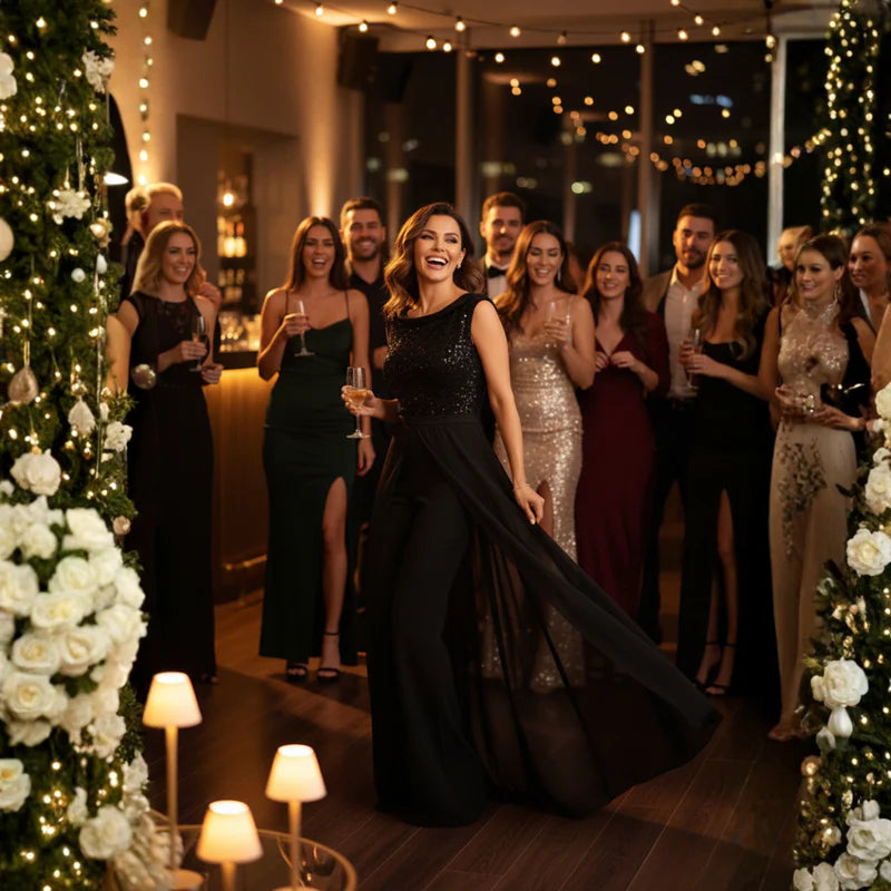 NEILA MONO ELEGANTE SIN MANGAS