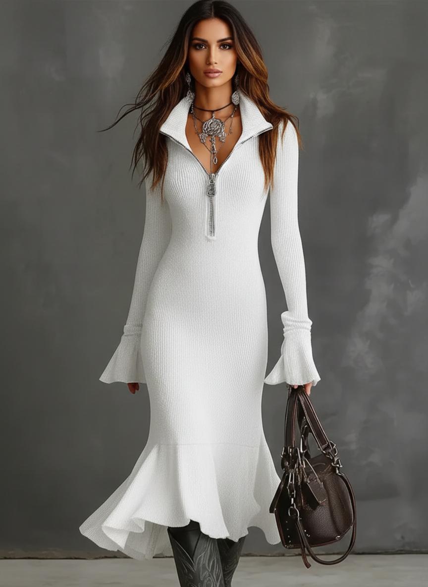 ALICIA VESTIDO LARGO con cremallera