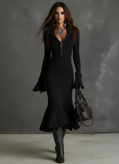 ALICIA VESTIDO LARGO con cremallera